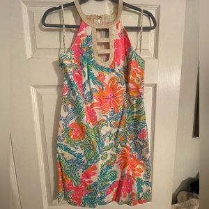 Lilly Pulitzer Dress with gold accents